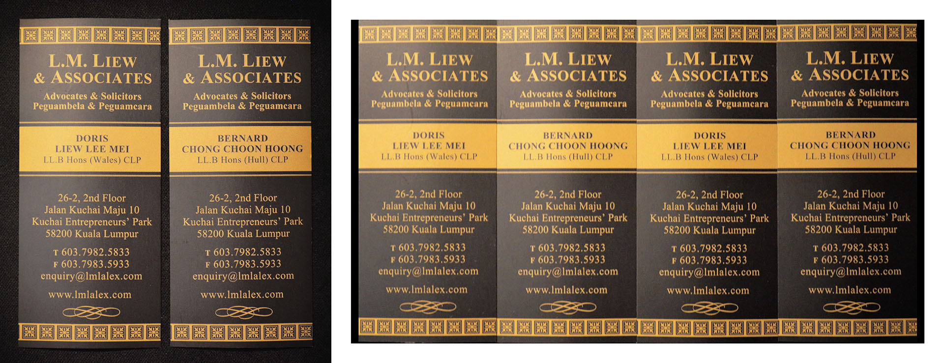 LM Liew Name Card